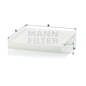 Фильтр салона MANN-FILTER CU 2245